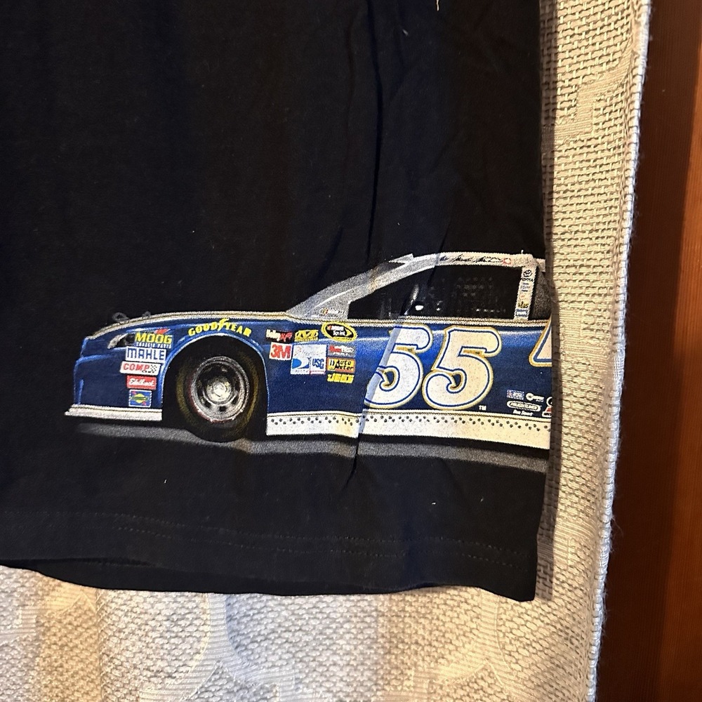 Mark Martin NASCAR Chase Authentics Black Racing T-Shirt Men's XL Vintage Style - Picture 2 of 7